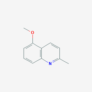 molecular formula C11H11NO B1600801 5-甲氧基-2-甲基喹啉 CAS No. 79205-04-2