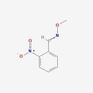 molecular formula C8H8N2O3 B160082 N-Methoxy-1-(2-nitrophenyl)methanimine CAS No. 135436-97-4