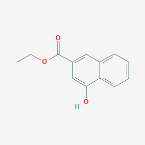 molecular formula C13H12O3 B1600822 4-羟基-2-萘甲酸乙酯 CAS No. 91307-39-0