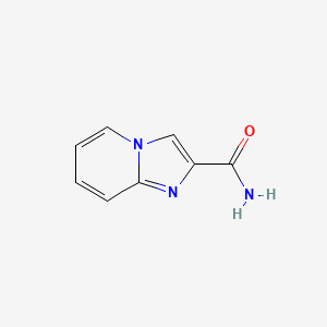 molecular formula C8H7N3O B1600823 咪唑并[1,2-a]吡啶-2-甲酰胺 CAS No. 39031-44-2