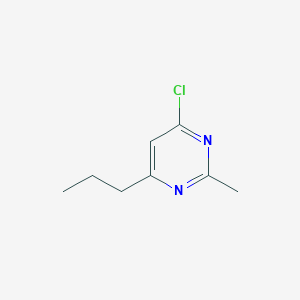 molecular formula C8H11ClN2 B1600825 4-氯-2-甲基-6-丙基嘧啶 CAS No. 89967-20-4