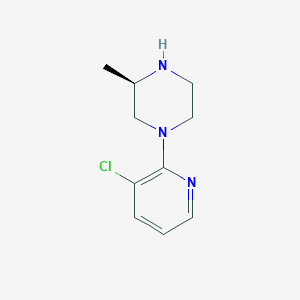 molecular formula C10H14ClN3 B1600842 (R)-1-(3-chloropyridin-2-yl)-3-methylpiperazine CAS No. 393513-95-6