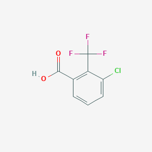 molecular formula C8H4ClF3O2 B1600843 3-Chloro-2-trifluoromethylbenzoic acid CAS No. 857061-43-9