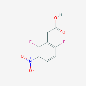 molecular formula C8H5F2NO4 B1600849 2-(2,6-Difluoro-3-nitrophenyl)acetic acid CAS No. 361336-78-9