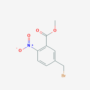 molecular formula C9H8BrNO4 B1600864 Methyl 5-(bromomethyl)-2-nitrobenzoate CAS No. 88071-91-4