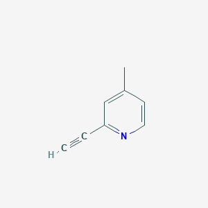 molecular formula C8H7N B1600865 2-Ethynyl-4-methylpyridine CAS No. 30413-54-8