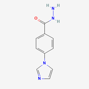 molecular formula C10H10N4O B1600867 4-(1H-Imidazol-1-yl)benzohydrazide CAS No. 96717-21-4