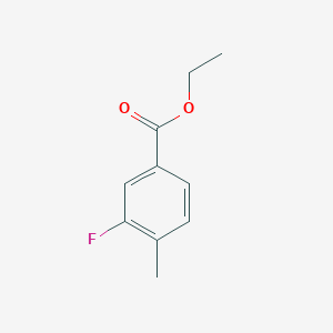 molecular formula C10H11FO2 B1600871 3-氟-4-甲基苯甲酸乙酯 CAS No. 86239-00-1