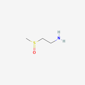 molecular formula C3H10ClNOS B1600919 [2-(甲基亚磺酰基)乙基]胺氢溴酸盐 CAS No. 49773-19-5