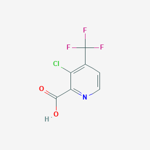 molecular formula C7H3ClF3NO2 B1600933 3-氯-4-(三氟甲基)-2-吡啶甲酸 CAS No. 796090-27-2