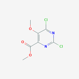 molecular formula C7H6Cl2N2O3 B1600935 甲基2,6-二氯-5-甲氧基嘧啶-4-羧酸酯 CAS No. 878650-31-8