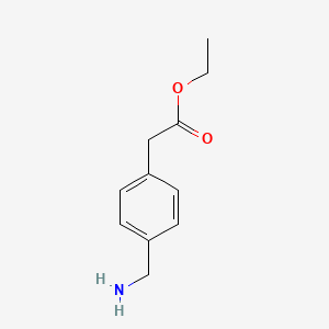 B1600936 Ethyl 2-(4-(aminomethyl)phenyl)acetate CAS No. 62910-48-9
