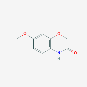 molecular formula C9H9NO3 B1600942 7-Methoxy-2H-benzo[b][1,4]oxazin-3(4H)-one CAS No. 6529-94-8