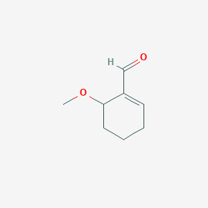 molecular formula C8H12O2 B160095 6-Methoxycyclohexene-1-carbaldehyde CAS No. 137032-93-0