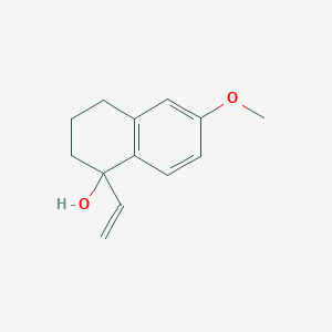 molecular formula C13H16O2 B1600958 6-Methoxy-1-vinyl-1,2,3,4-tetrahydronaphthalen-1-ol CAS No. 3125-36-8