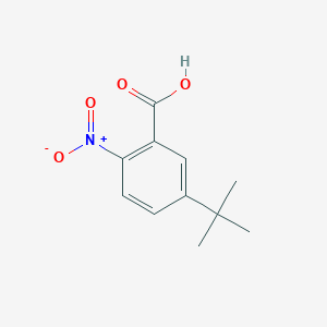molecular formula C11H13NO4 B1600960 5-Tert-butyl-2-nitrobenzoic acid CAS No. 60772-71-6