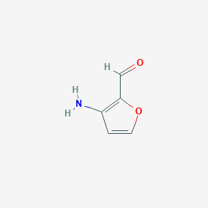 molecular formula C5H5NO2 B1600970 3-Aminofuran-2-carbaldehyde CAS No. 56489-00-0