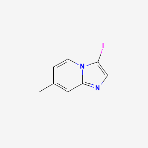 molecular formula C8H7IN2 B1600986 3-Iodo-7-methylimidazo[1,2-a]pyridine CAS No. 59938-33-9