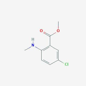molecular formula C9H10ClNO2 B1600988 Methyl 5-chloro-2-(methylamino)benzoate CAS No. 55150-07-7