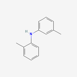 molecular formula C14H15N B1600989 2-甲基-N-(3-甲基苯基)苯胺 CAS No. 34801-11-1