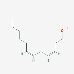 molecular formula C12H22O B1600990 3Z,6Z-十二二烯-1-醇 CAS No. 29125-78-8