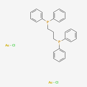 molecular formula C27H26Au2Cl2P2 B1601006 双(氯金(I)) 1,3-双(二苯基膦基)丙烷 CAS No. 72428-60-5
