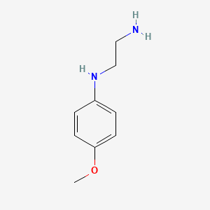 molecular formula C9H14N2O B1601010 N-(4-甲氧基苯基)乙烷-1,2-二胺 CAS No. 24455-93-4