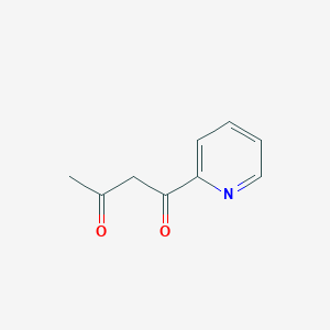 molecular formula C9H9NO2 B1601014 1-(吡啶-2-基)丁烷-1,3-二酮 CAS No. 40614-52-6
