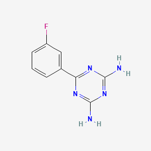 B1601020 2,4-Diamino-6-(3-fluorophenyl)-1,3,5-triazine CAS No. 30530-43-9