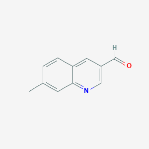 molecular formula C11H9NO B1601021 7-甲基喹啉-3-甲醛 CAS No. 80231-38-5