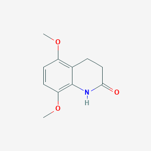 molecular formula C11H13NO3 B1601022 5,8-二甲氧基-3,4-二氢喹啉-2(1H)-酮 CAS No. 61306-74-9