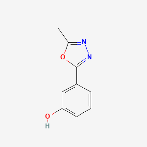 B1601026 3-(5-Methyl-1,3,4-oxadiazol-2-yl)phenol CAS No. 79463-11-9