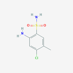 B1601028 2-Amino-4-chloro-5-methylbenzenesulfonamide CAS No. 55825-29-1