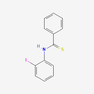 molecular formula C13H10INS B1601031 N-(2-Iodophenyl)benzenecarbothioamide CAS No. 85445-09-6