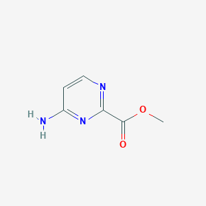 molecular formula C6H7N3O2 B1601033 4-氨基嘧啶-2-甲酸甲酯 CAS No. 71470-40-1