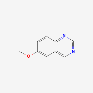 molecular formula C9H8N2O B1601038 6-Methoxyquinazoline CAS No. 7556-92-5