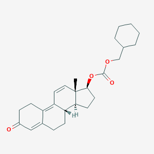 molecular formula C26H34O4 B160104 Trenbolone cyclohexylmethylcarbonate CAS No. 23454-33-3