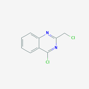 molecular formula C9H6Cl2N2 B1601040 4-Chloro-2-(chloromethyl)quinazoline CAS No. 34637-41-7