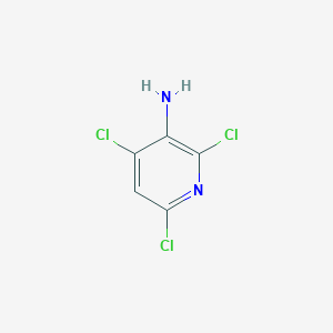 molecular formula C5H3Cl3N2 B1601043 2,4,6-三氯吡啶-3-胺 CAS No. 91872-08-1