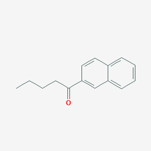 molecular formula C15H16O B1601048 1-(Naphthalen-2-yl)pentan-1-one CAS No. 33489-63-3