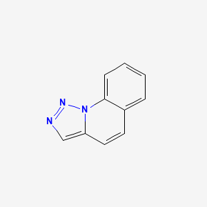 molecular formula C10H7N3 B1601051 [1,2,3]三唑并[1,5-a]喹啉 CAS No. 235-21-2