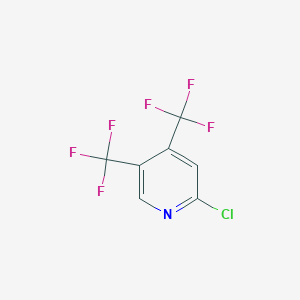 molecular formula C7H2ClF6N B1601068 2-Chloro-4,5-bis(trifluoromethyl)pyridine CAS No. 109919-25-7