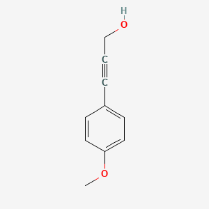 molecular formula C10H10O2 B1601073 3-(4-甲氧基苯基)丙-2-炔-1-醇 CAS No. 37614-59-8