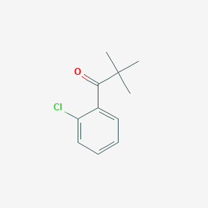 molecular formula C11H13ClO B1601079 1-(2-Chlorophenyl)-2,2-dimethylpropan-1-one CAS No. 61593-17-7