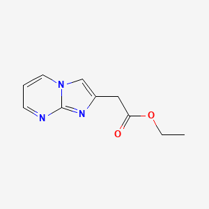 molecular formula C10H11N3O2 B1601099 Ethyl 2-(imidazo[1,2-a]pyrimidin-2-yl)acetate CAS No. 61571-27-5