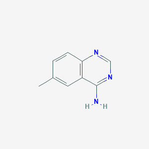 molecular formula C9H9N3 B1601101 6-甲基喹唑啉-4-胺 CAS No. 21419-47-6