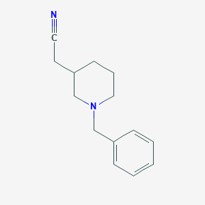 molecular formula C14H18N2 B1601102 2-(1-Benzylpiperidin-3-YL)acetonitrile CAS No. 5562-20-9