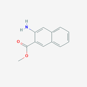 molecular formula C12H11NO2 B1601104 3-氨基萘-2-甲酸甲酯 CAS No. 21597-54-6