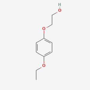 molecular formula C10H14O3 B1601105 乙醇，2-(4-乙氧基苯氧基)- CAS No. 75631-61-7