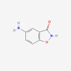 molecular formula C7H6N2O2 B1601107 5-氨基苯并[d]异恶唑-3(2H)-酮 CAS No. 73498-28-9
